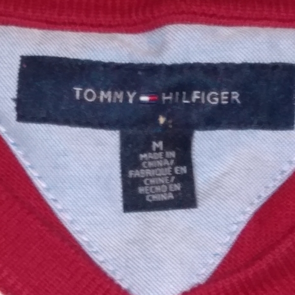Tommy Hilfiger argyle sweater sz:M - Picture 5 of 8